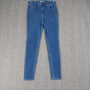OLD NAVY JEANS ROCKSTAR SUPER SKINNY HIGH RISE 24/7 SCULPT WOMENS BLUE DENIM 2